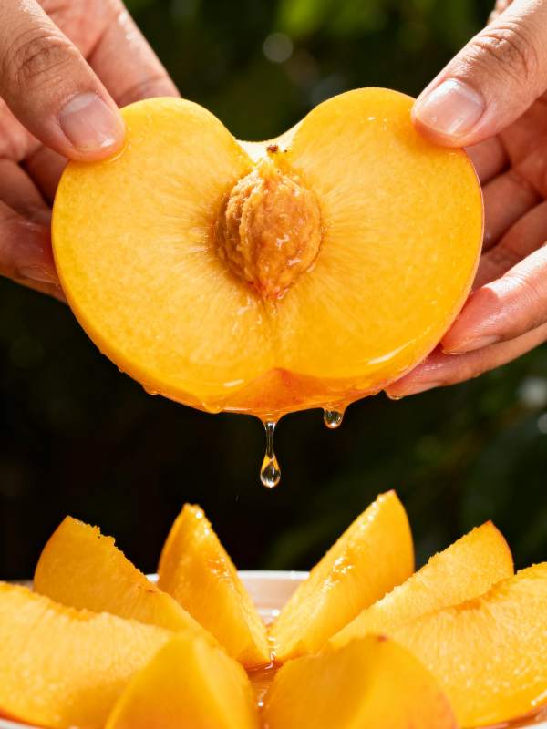 蜜桃滴汁 鲜甜诱人图片