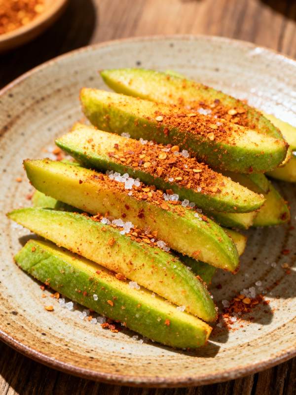 香辣牛油果片图片