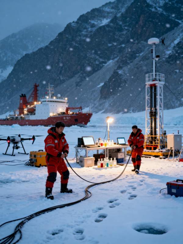 极地科考现场图片