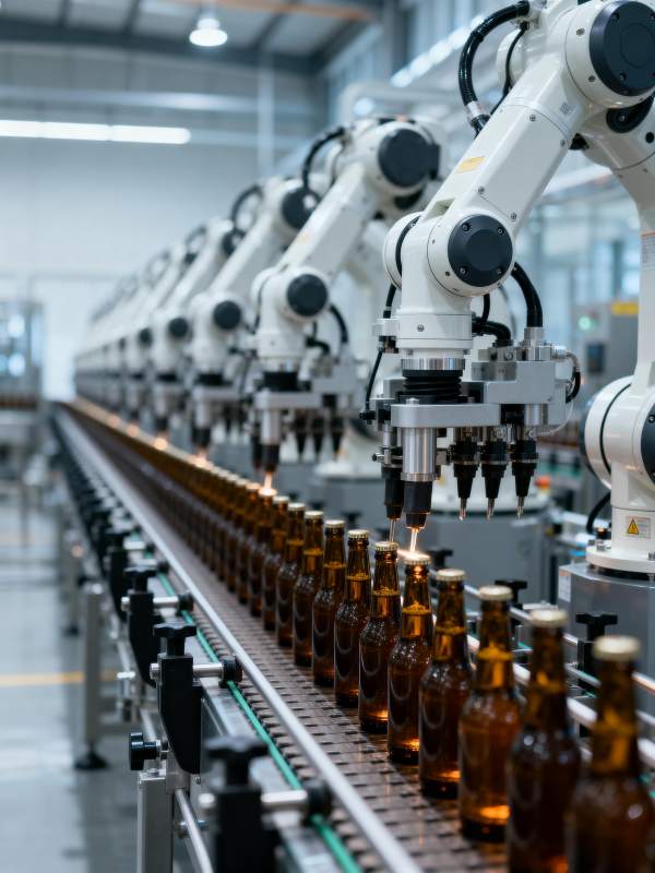 智能生产线作业图片