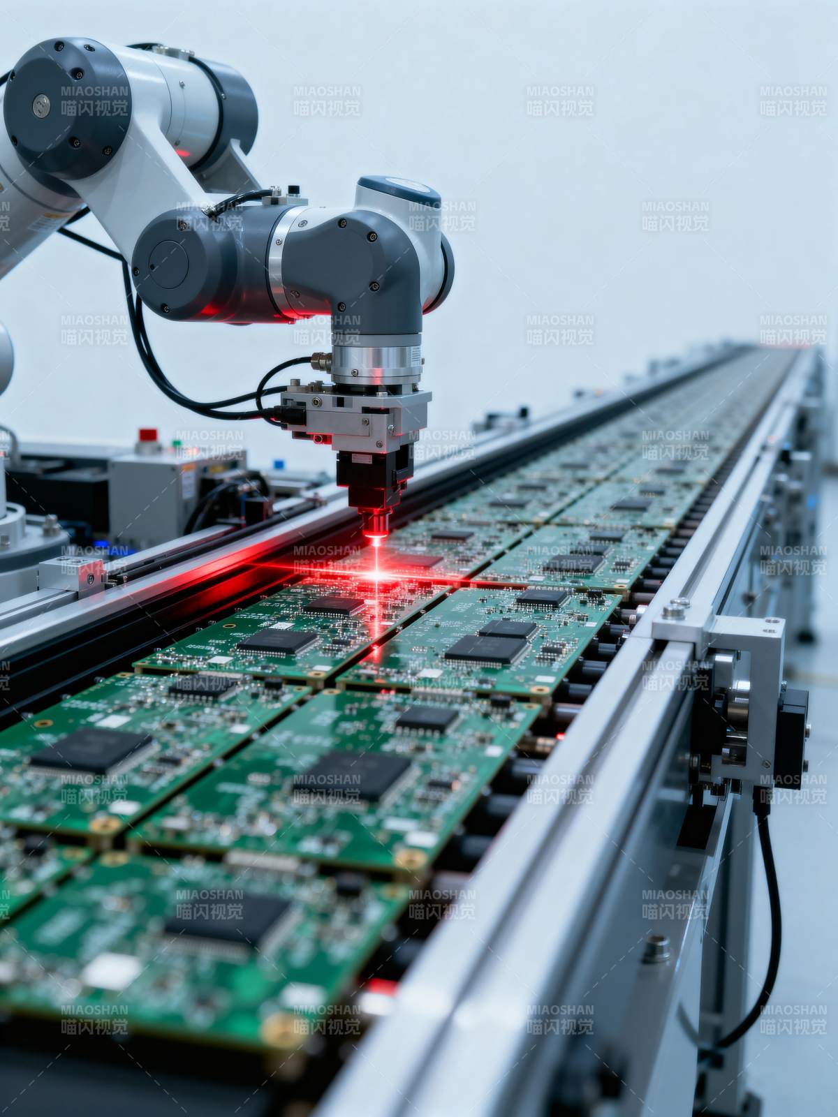 智能机器人焊接电路板图片