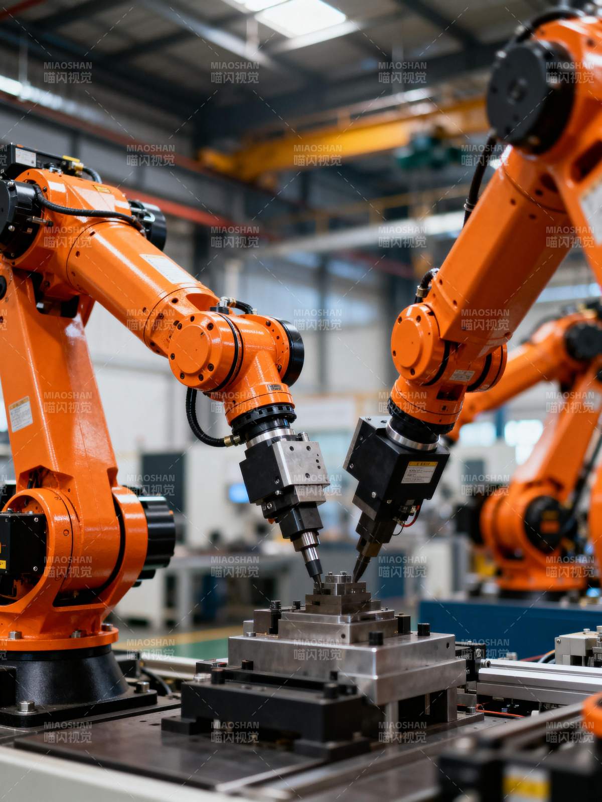 智能机械臂作业图片