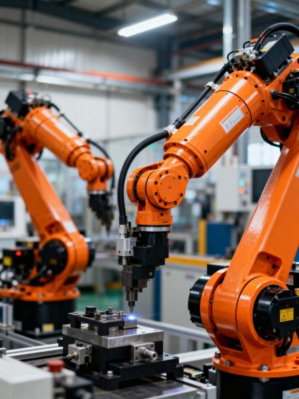 智能机械臂作业图片