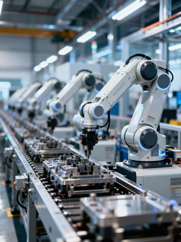 智能工厂机械臂图片