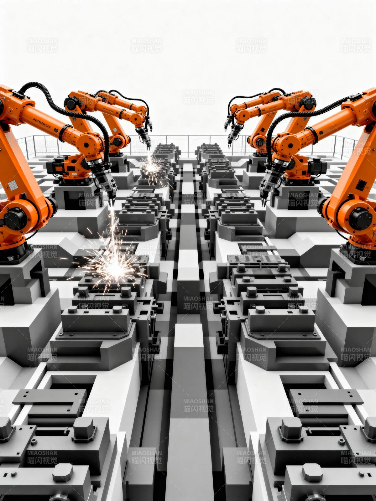 智能工厂自动化生产图片