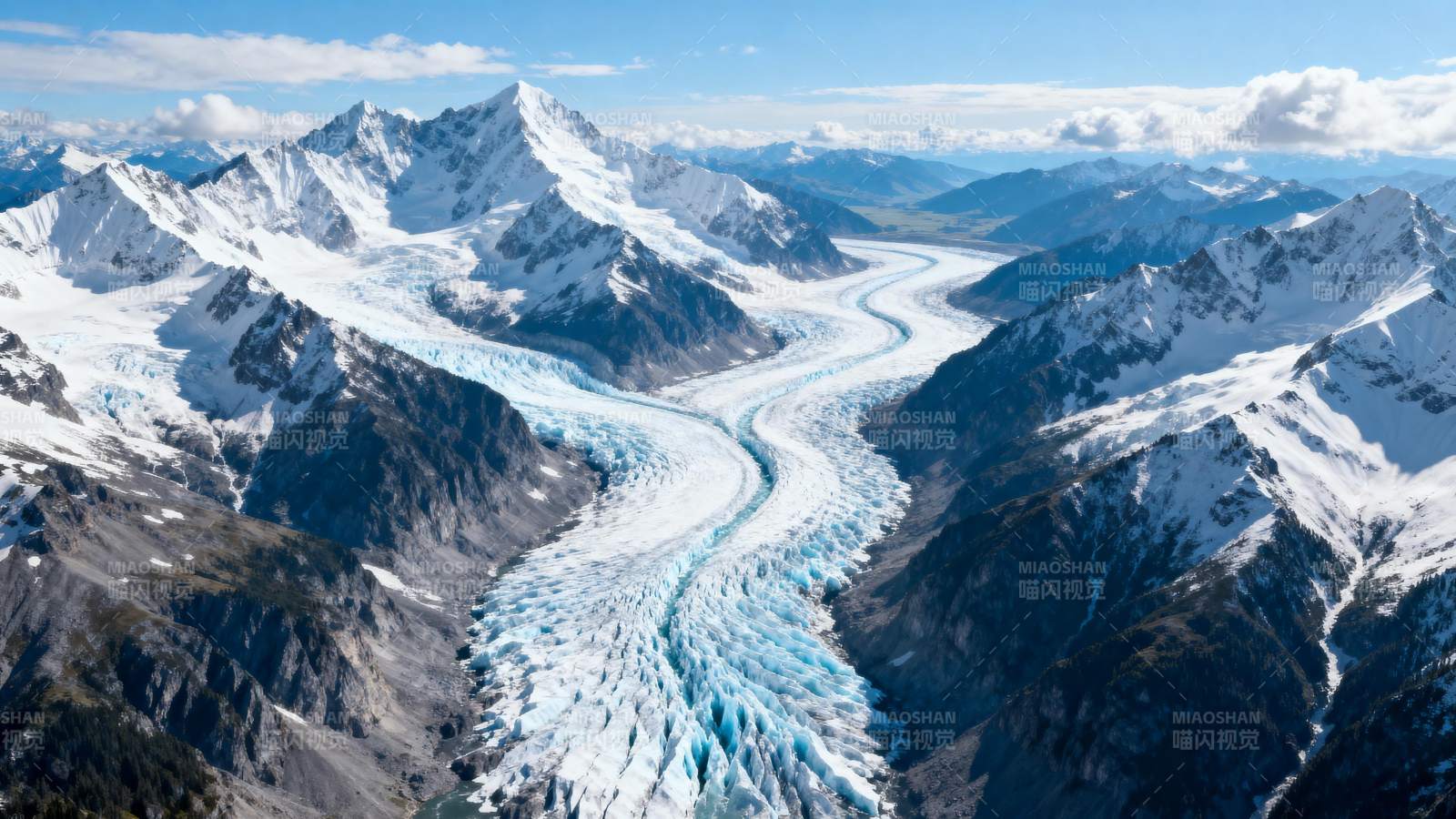 冰川雪山壮丽景色图片