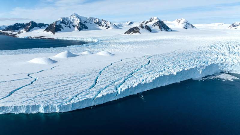 冰川壮丽景观图片