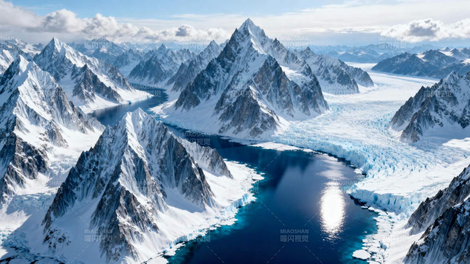 雪山冰川奇景图片