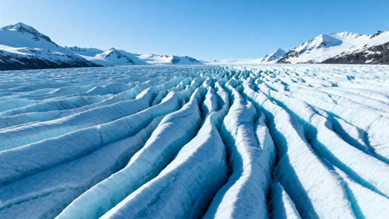 冰川纹理壮丽图片
