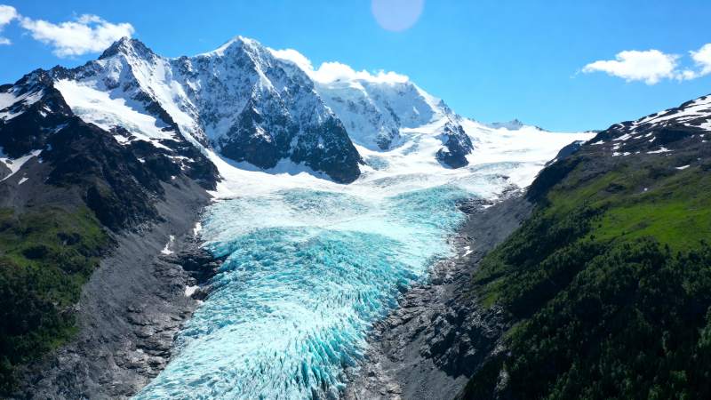 冰川雪山美景图片