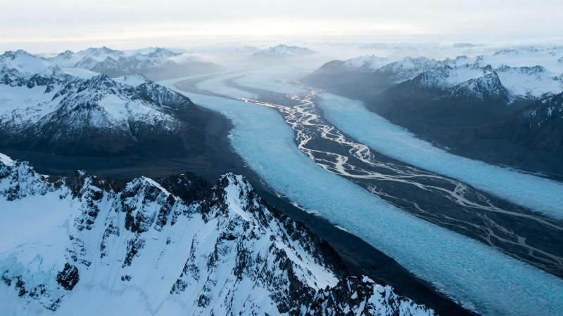 冰川雪山壮丽景色图片