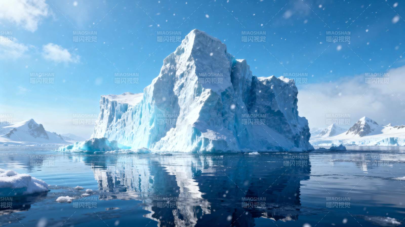 冰山倒影 纯净极地图片