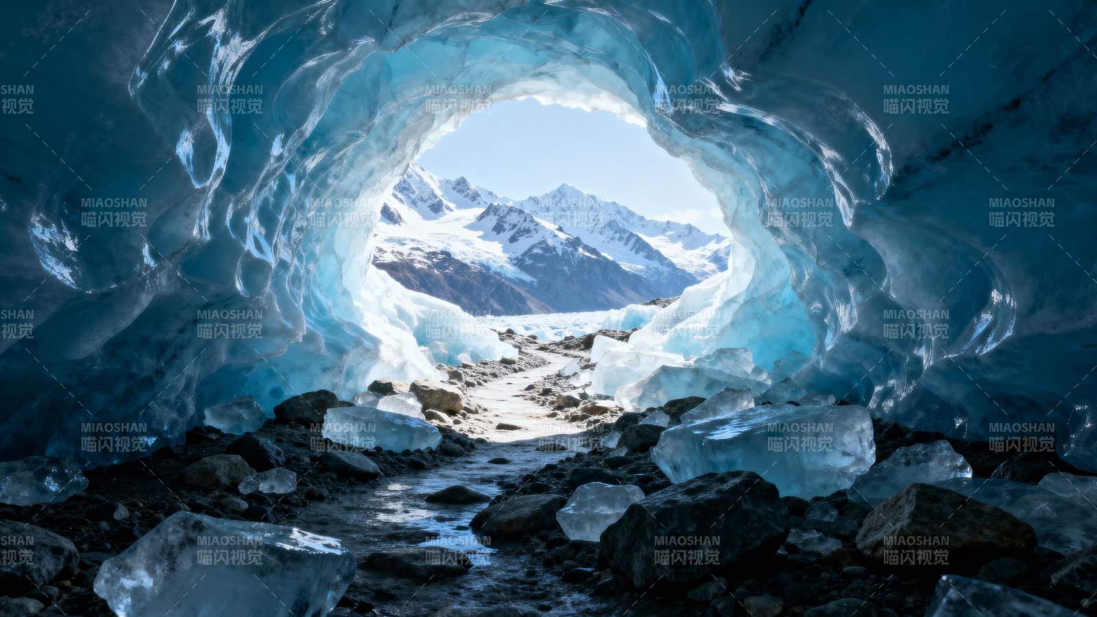 冰洞奇观图片