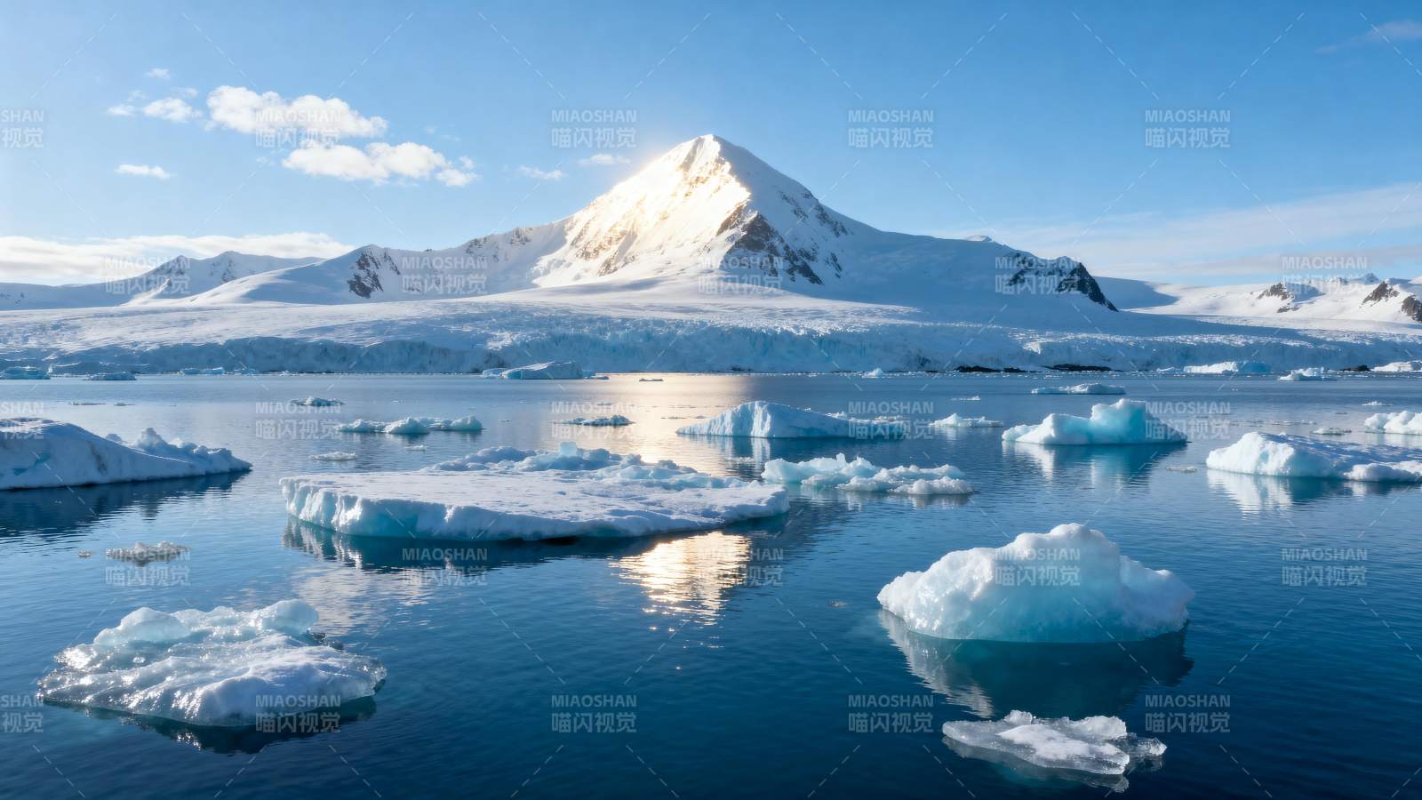 极地冰川美景图片