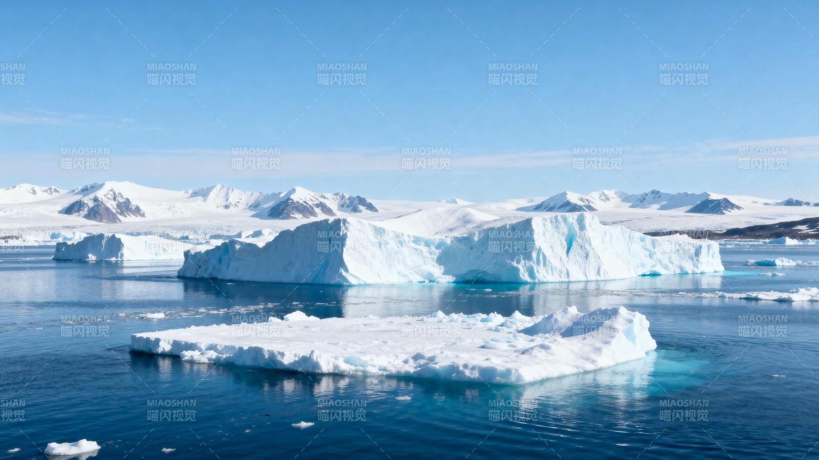 极地冰山风光图片