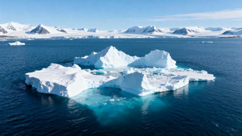 极地冰山奇景图片