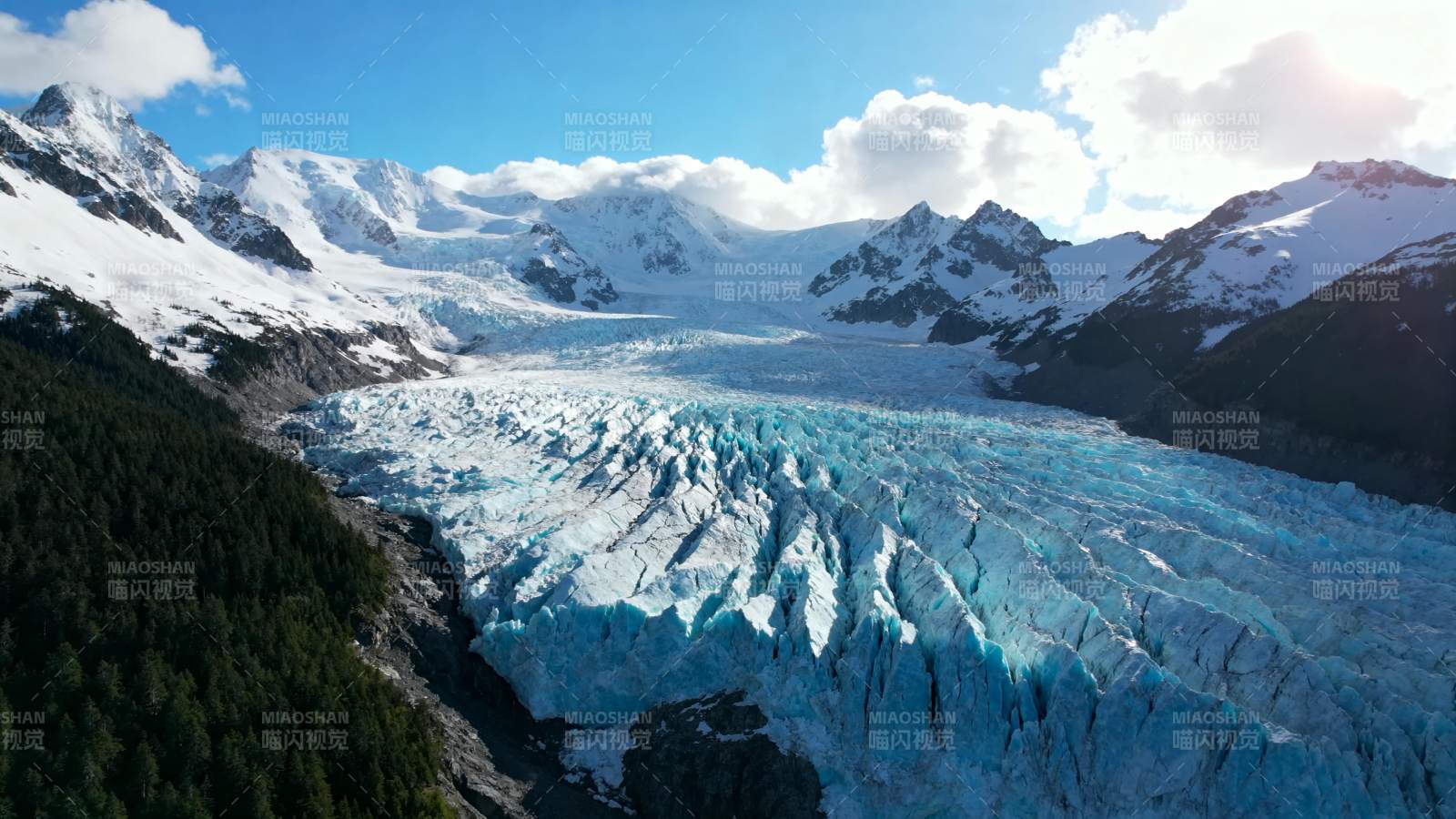 冰川雪山壮丽景色图片