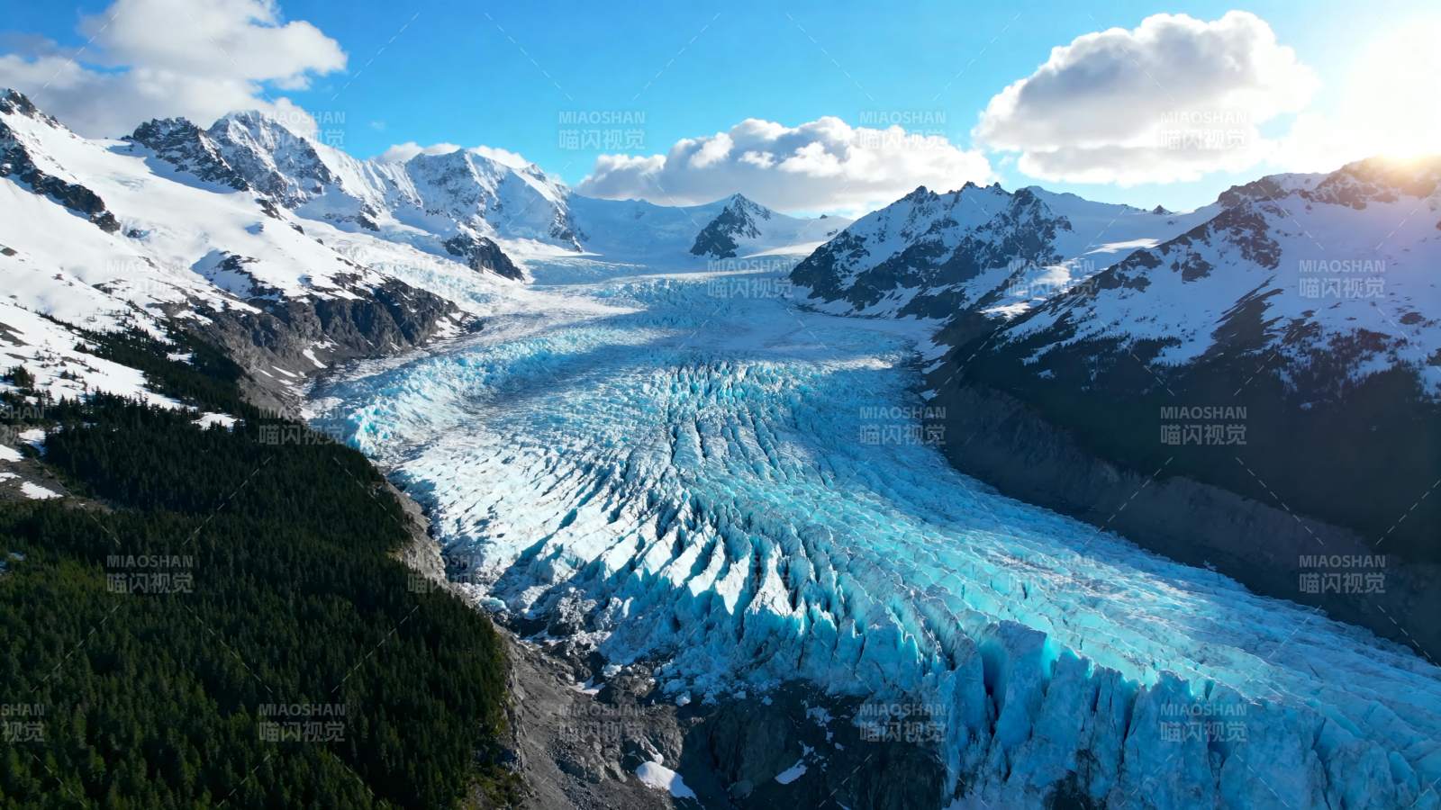 冰川雪山壮丽景色图片