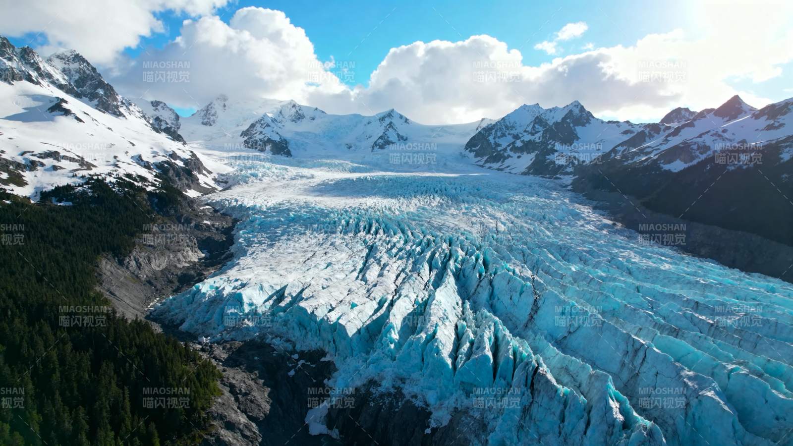 冰川雪山壮丽景色图片