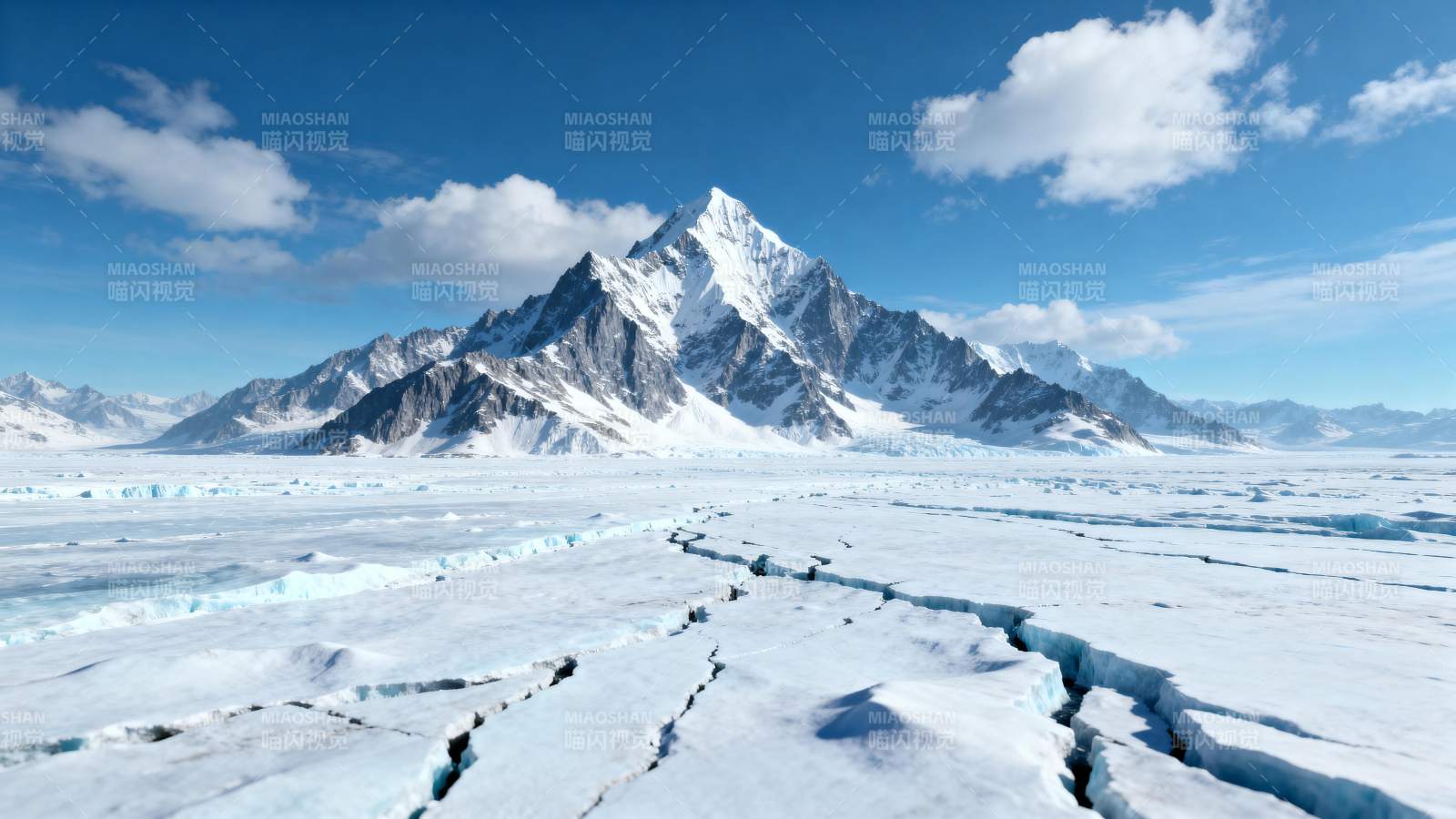 冰川雪山风光图片