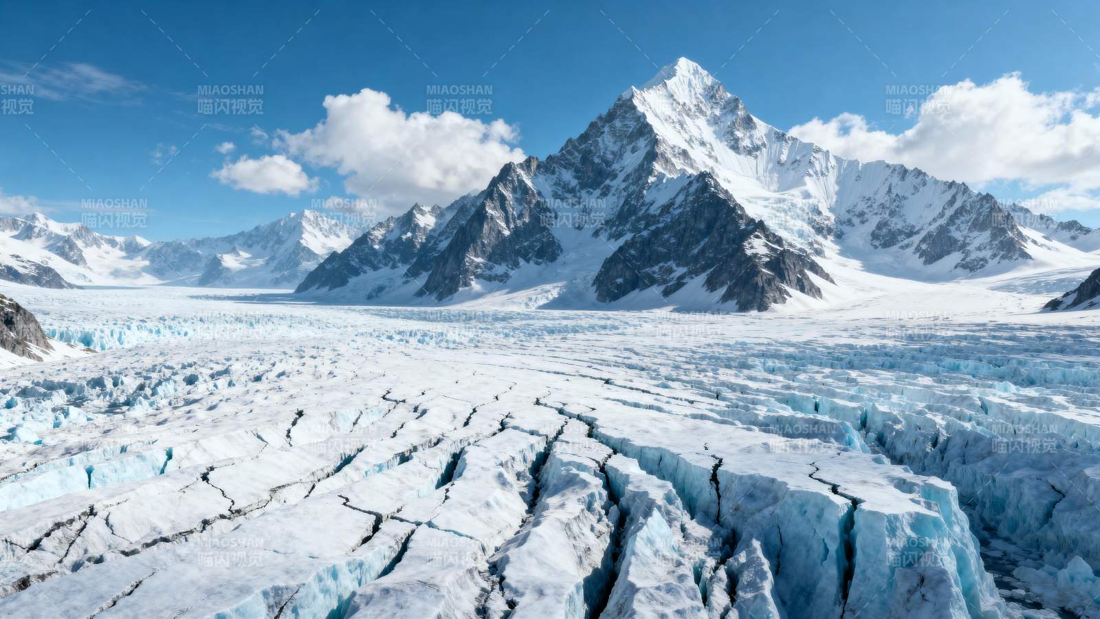 冰川雪山壮丽景色图片