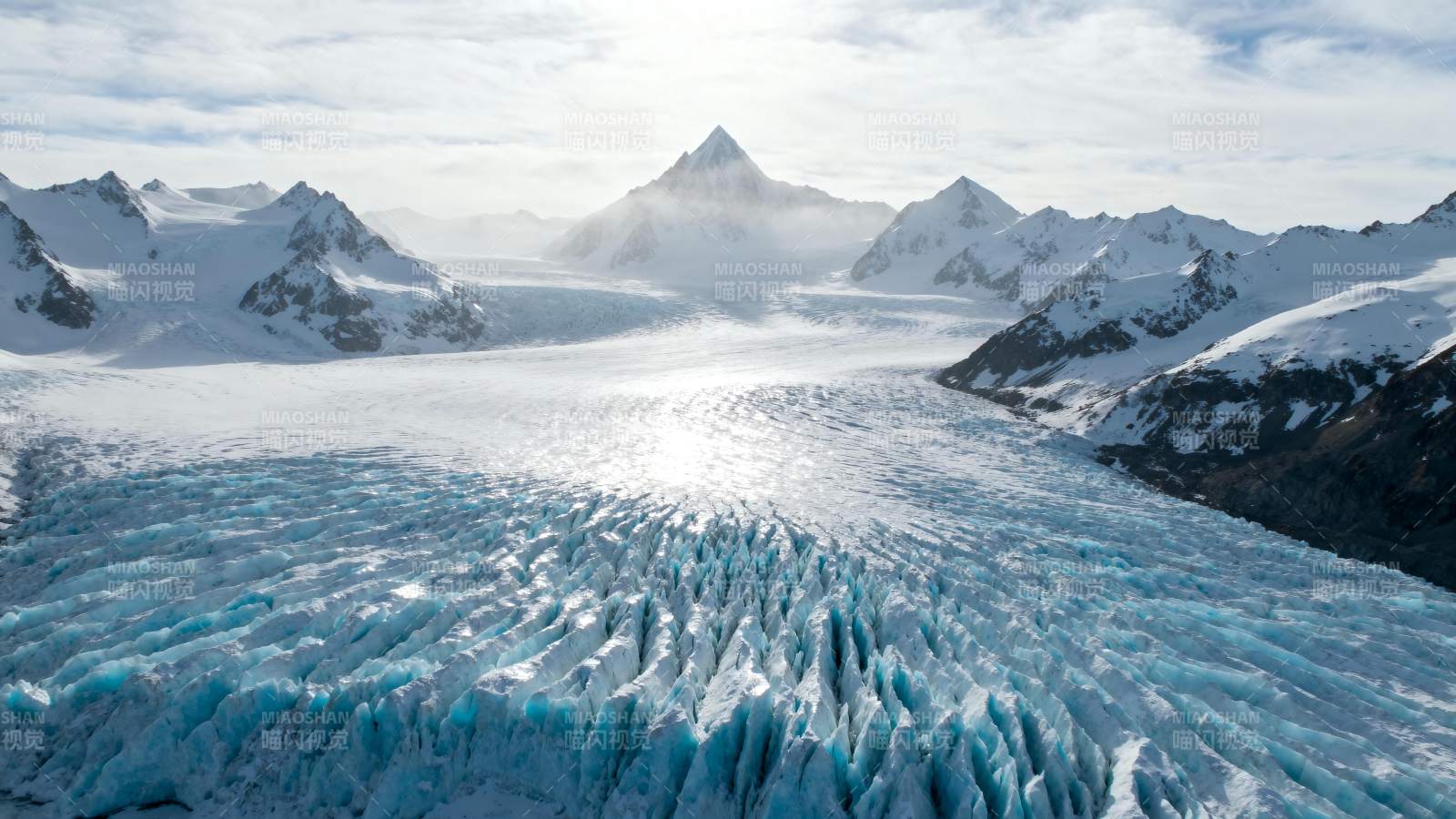 冰川壮丽景色图片