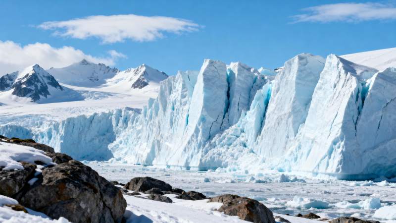 冰川壮丽景色图片