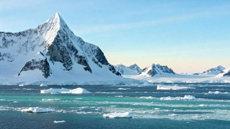 极地冰山风光图片