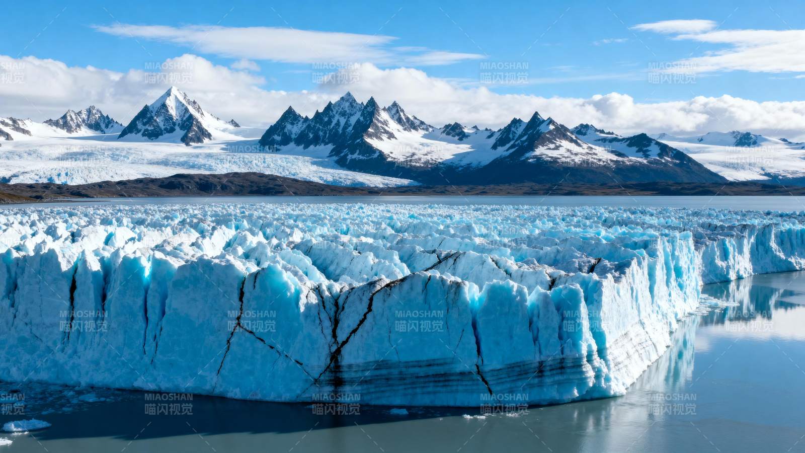冰川雪山美景图片