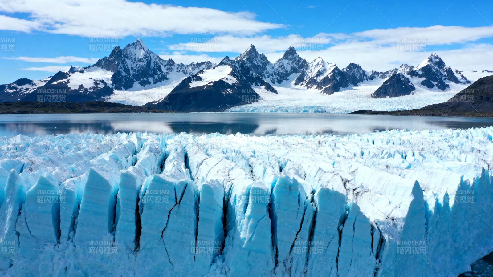 冰川雪山美景图片