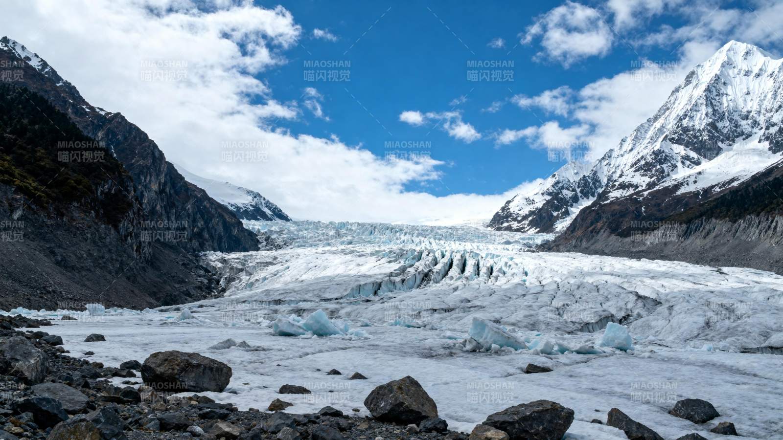 冰川雪山壮丽景色图片