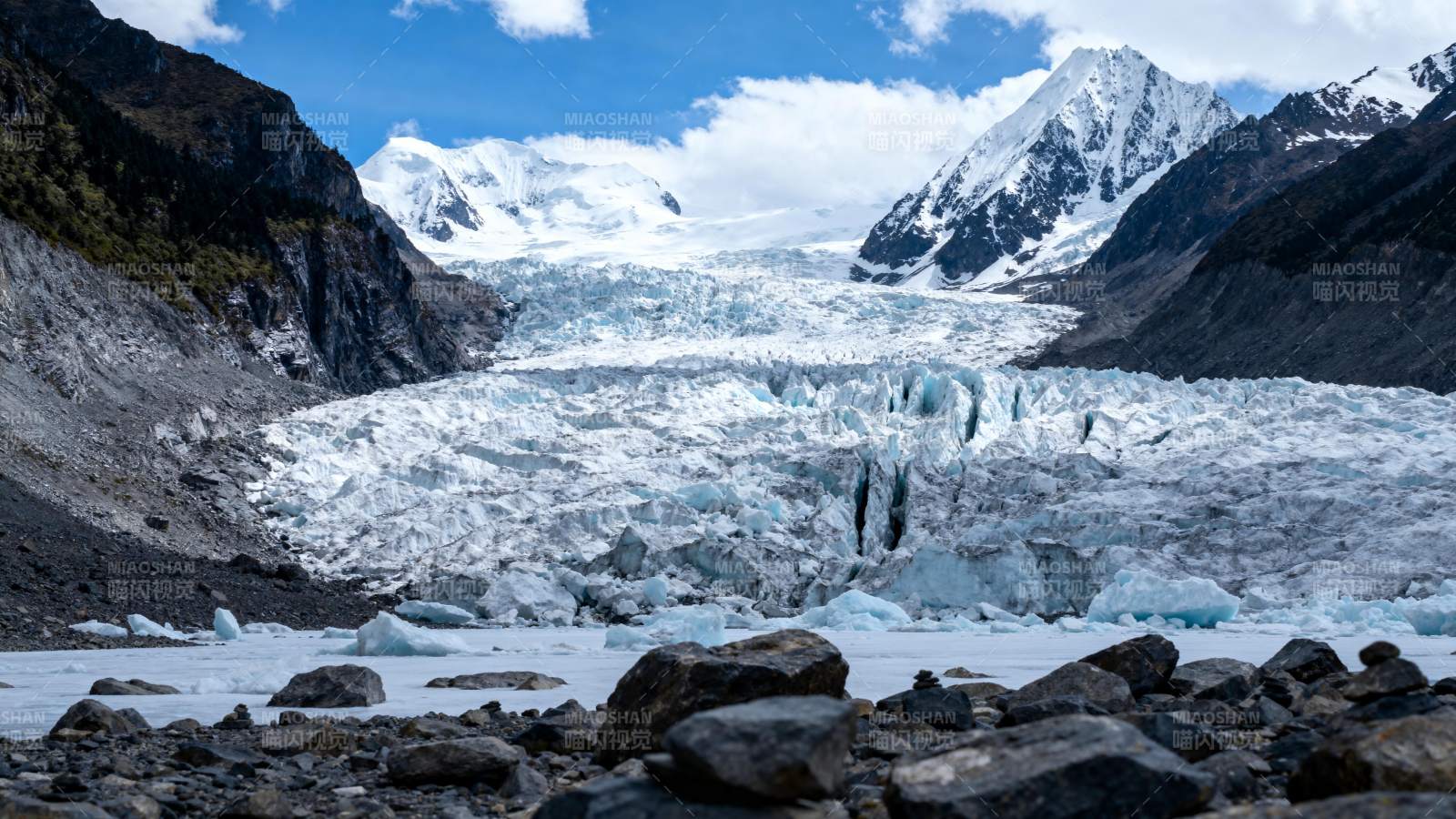 冰川壮丽景色图片