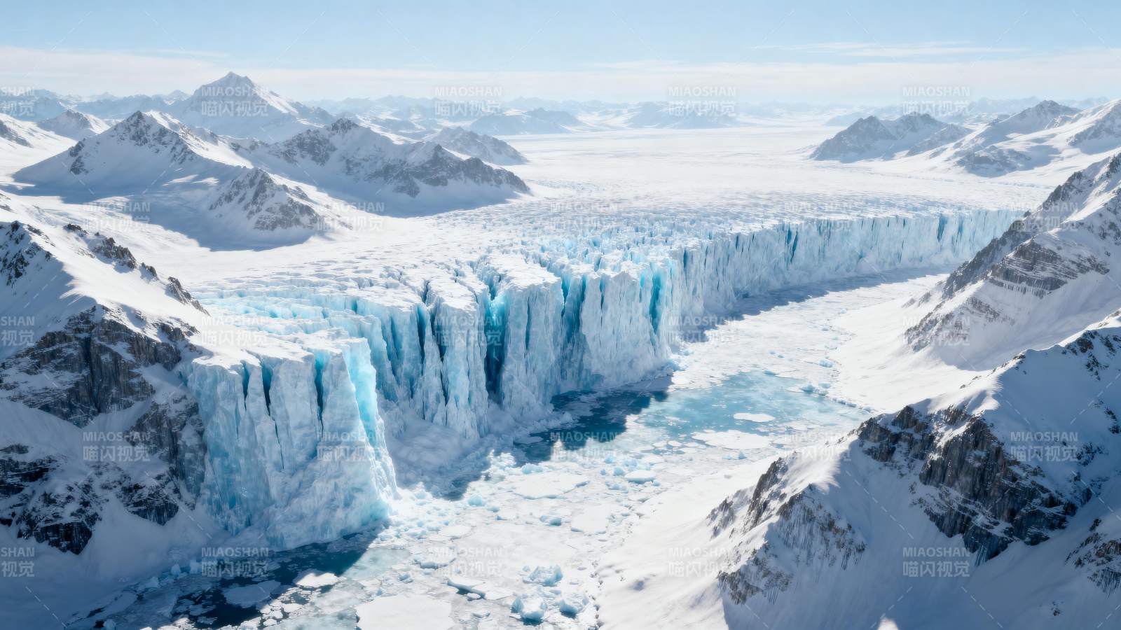 冰川壮丽景观图片