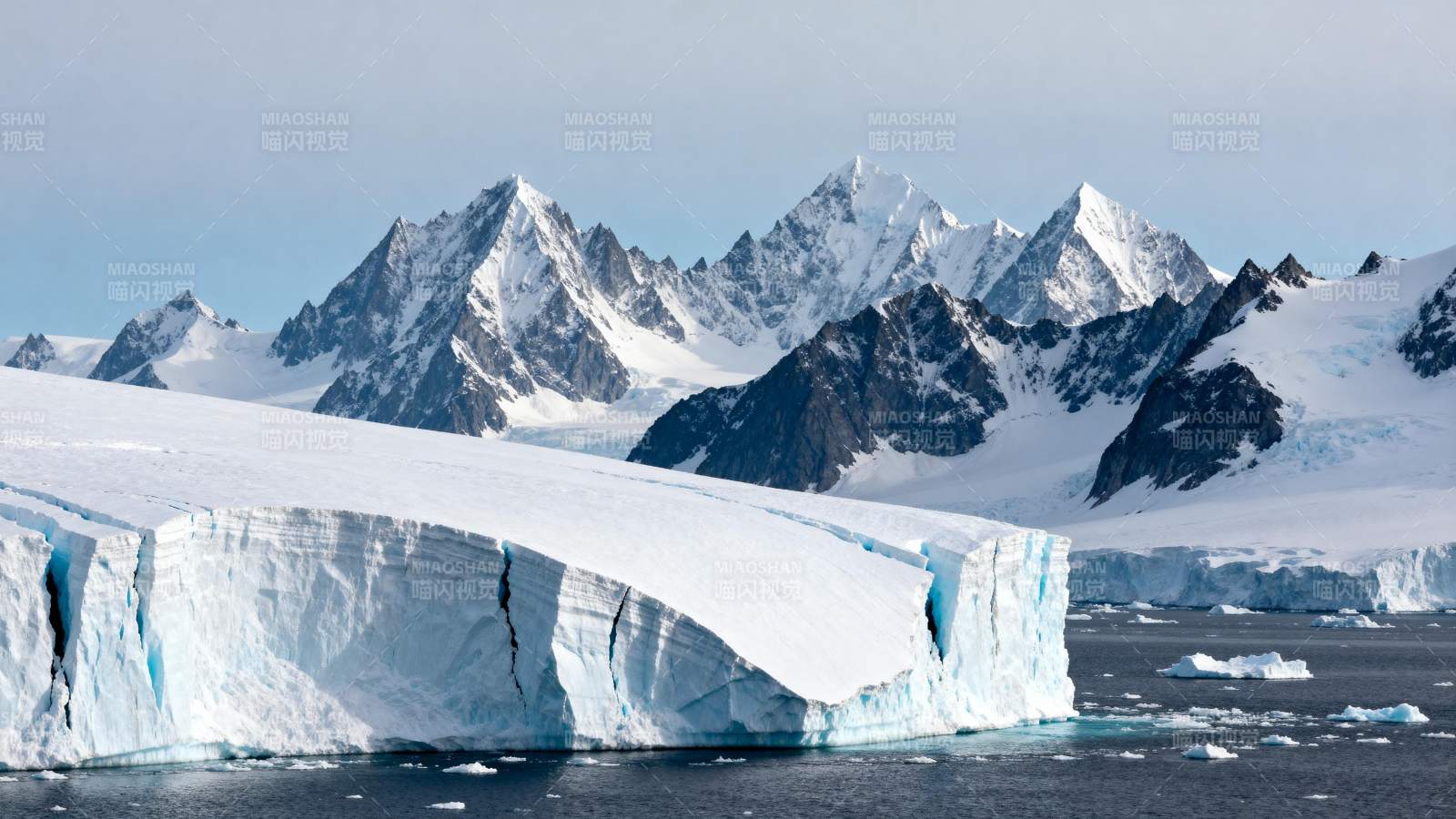 冰川雪山奇景图片