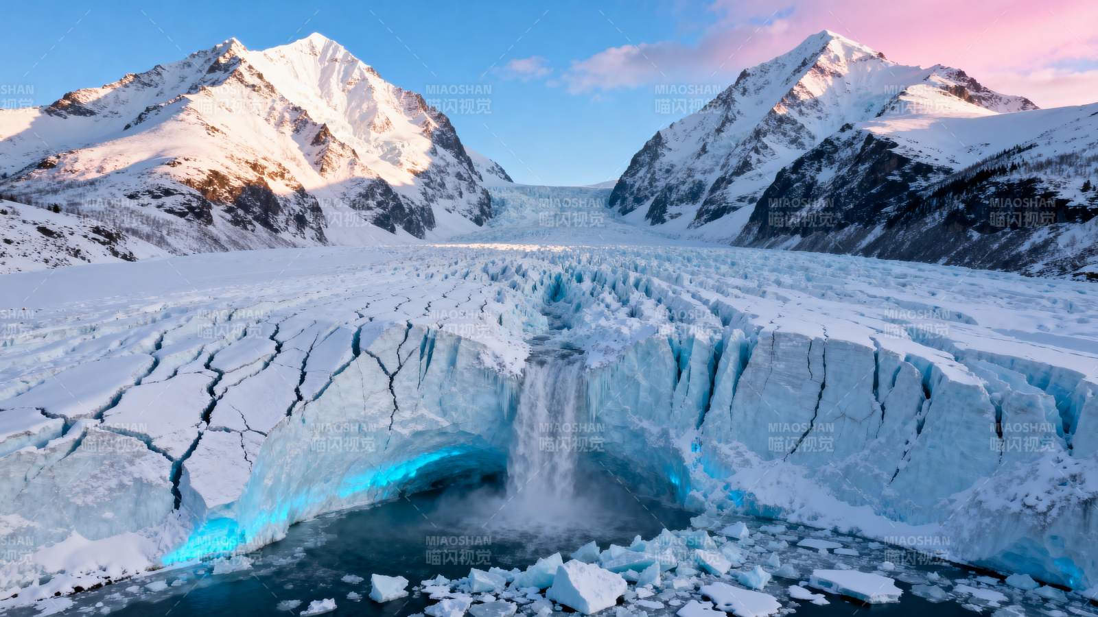 冰川奇景图片