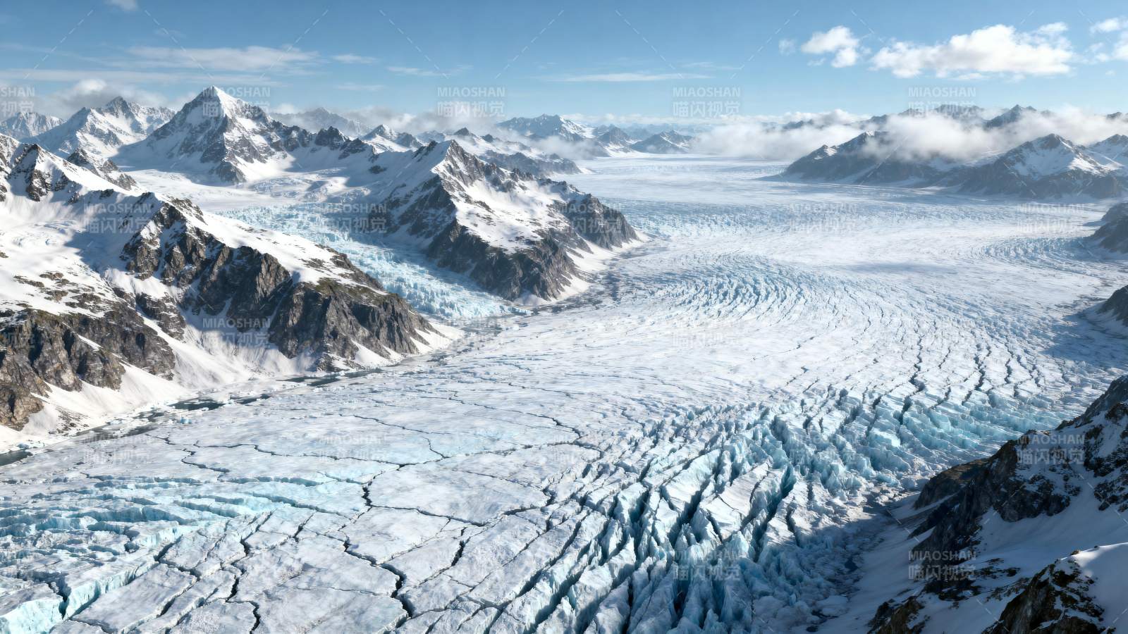 冰川壮丽景色图片