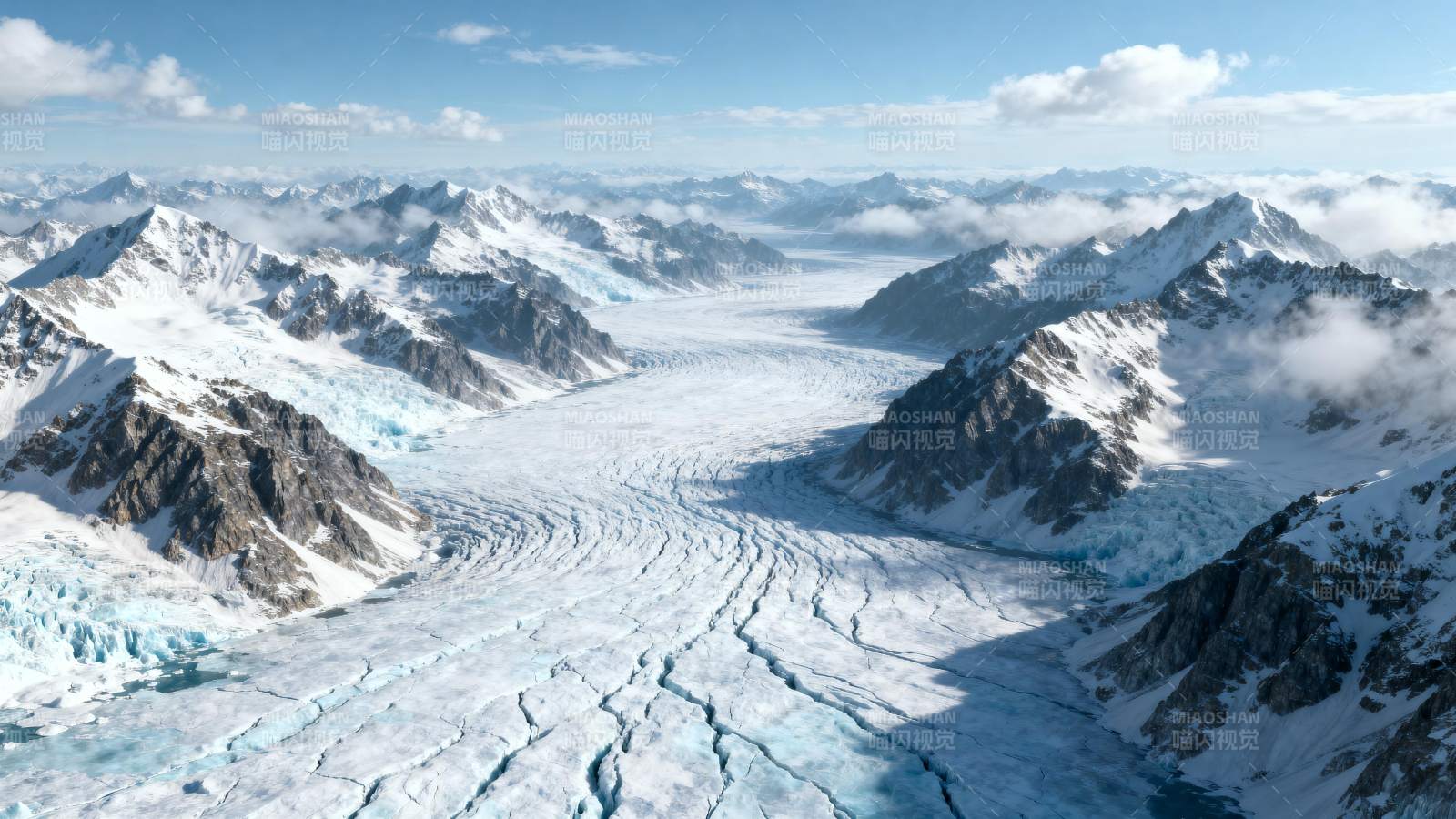 冰川雪山壮丽景色图片