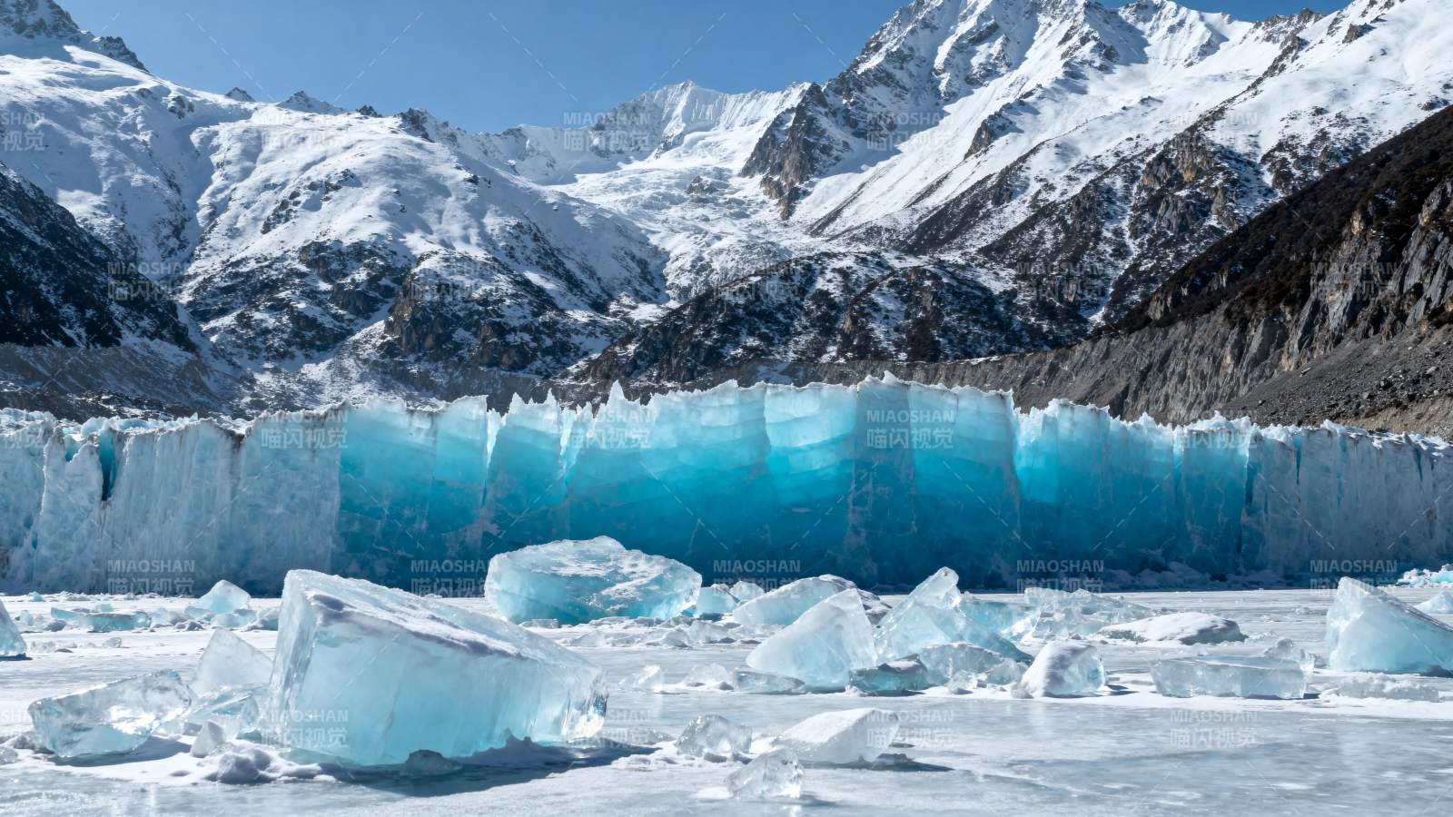 冰川奇景图片
