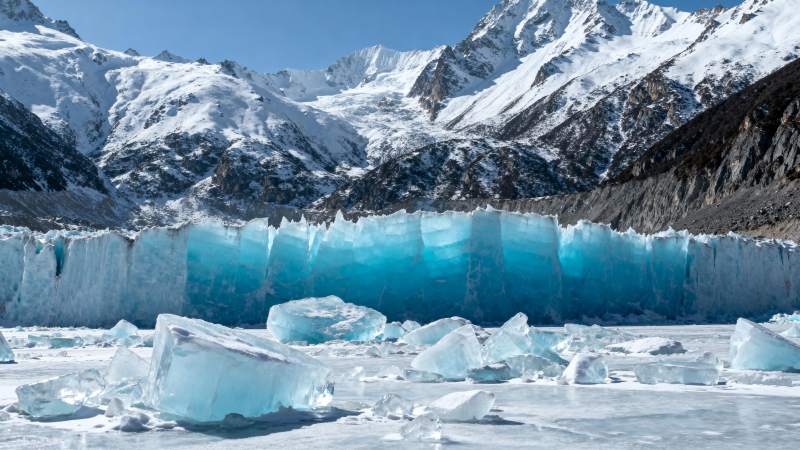 冰川奇景图片