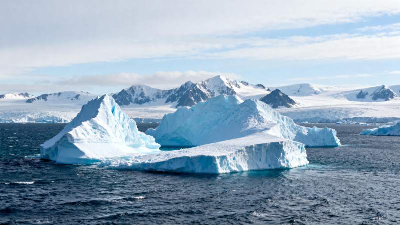 极地冰山风光图片