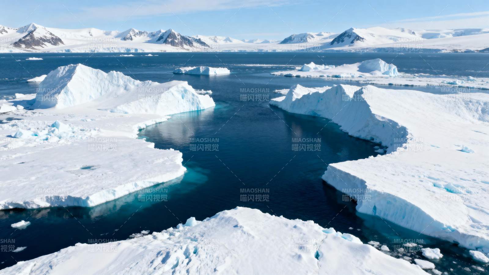 极地冰川风光图片