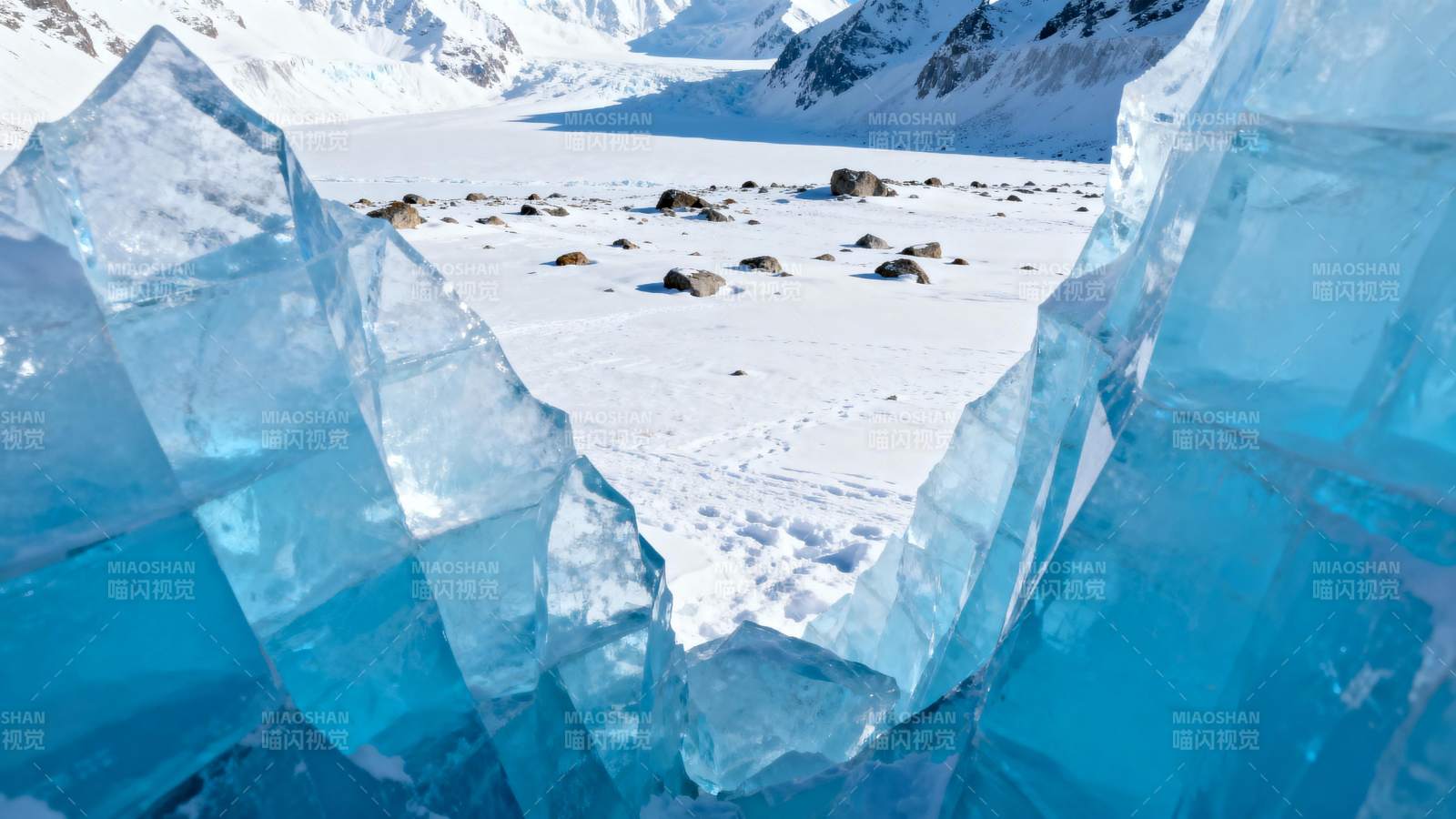 冰晶雪域奇景图片