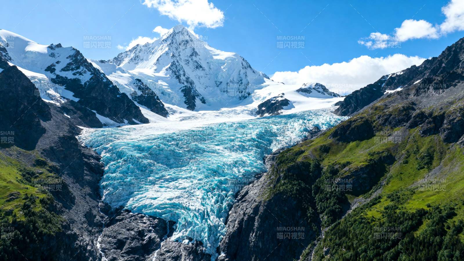 冰川雪山美景图片