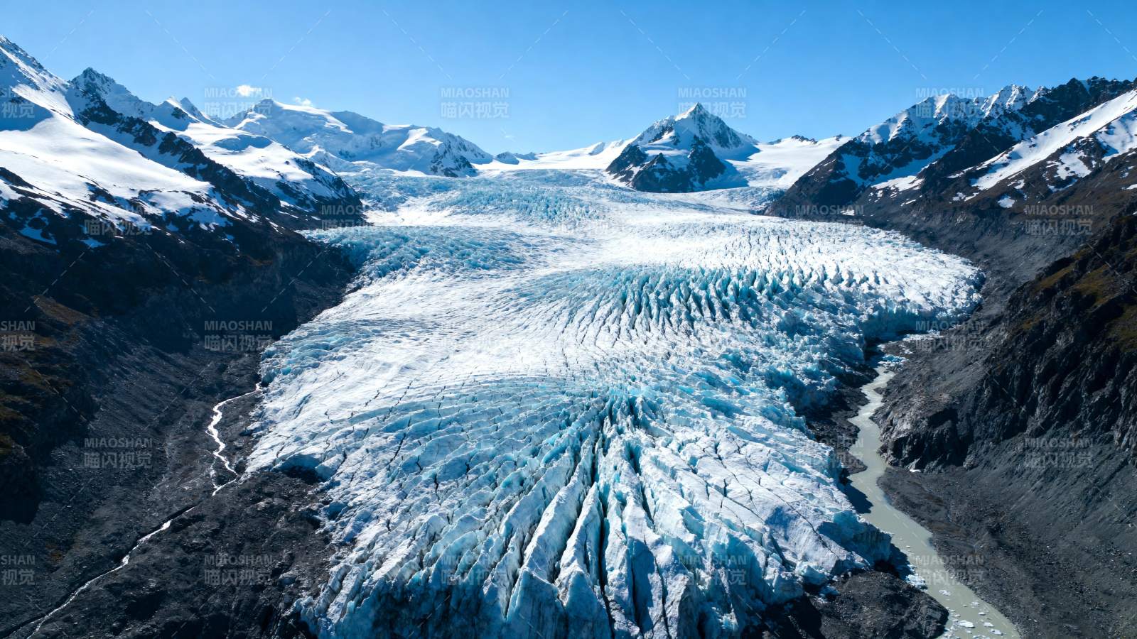 冰川壮丽景色图片