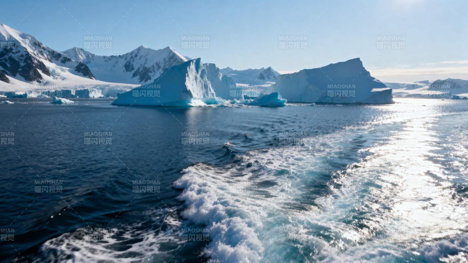 极地冰川风光图片