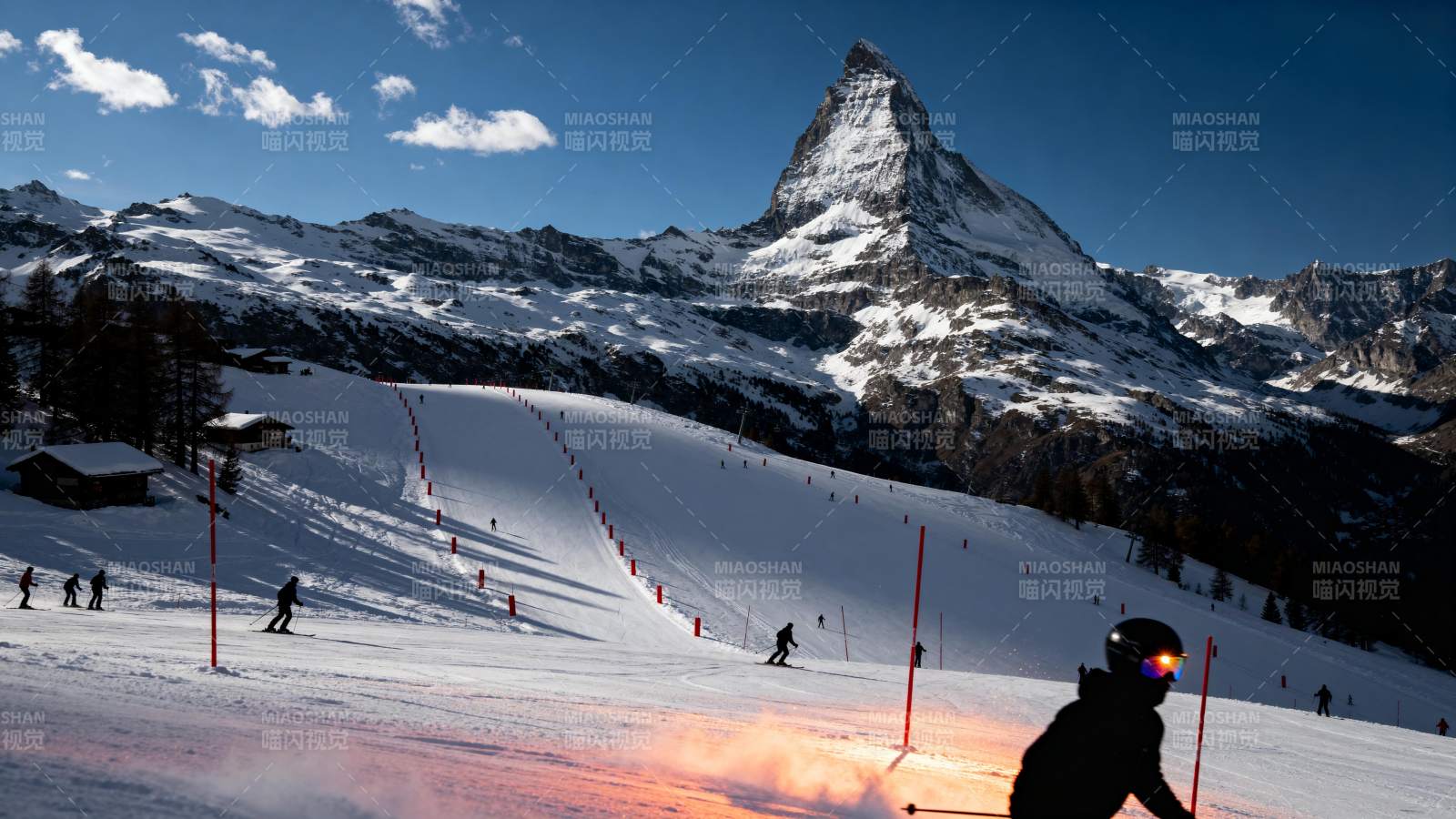 马特洪峰滑雪胜地图片