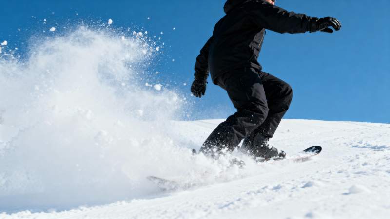 雪地疾驰 尽享滑雪乐趣图片
