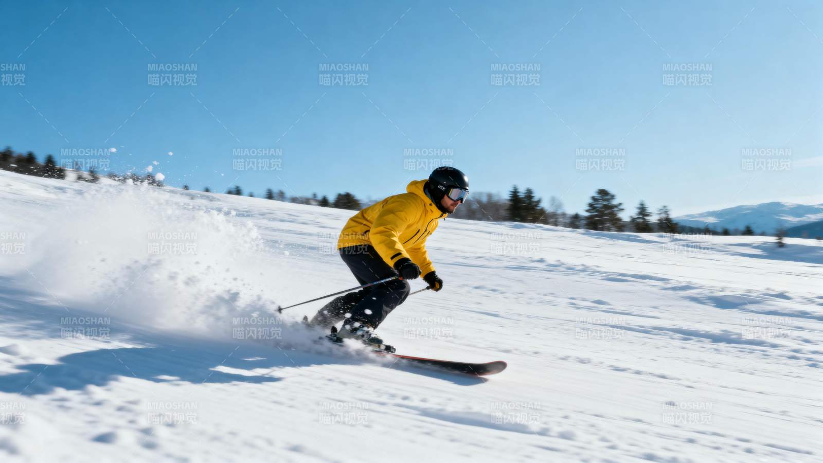 雪地疾驰 尽享滑雪乐趣图片