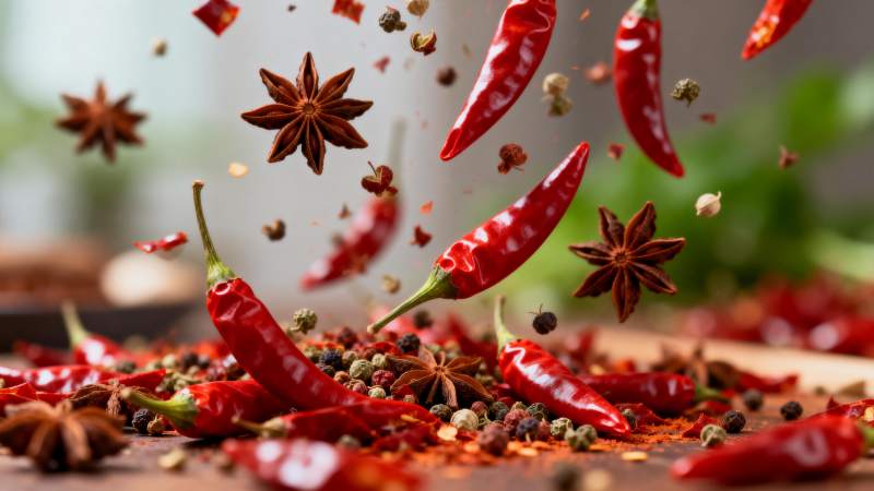 香料飞舞 辣味四溢图片