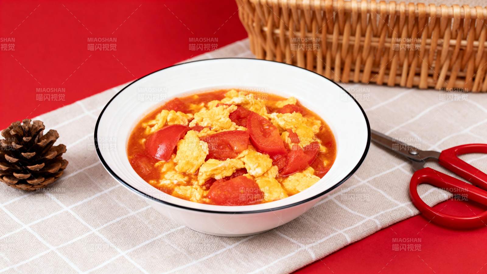 番茄蛋花汤图片